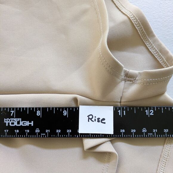 Akira Mesh Skirt Overlay Shorts Size S Tan Nude Ballet Dance Boho Black Label - Picture 13 of 15